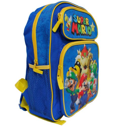  GDC Super Mario Blur & Yellow 14 Medium Backpack