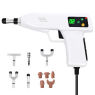 GDCB Electric Chiropractic Adjusting Tool, 400/780/1100N 5Gear Therapy Spine Activator Massager Machine Chiropractic Correction Gun with Massage Head and Case