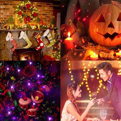  [아마존 핫딜]  [아마존핫딜]GDEALER 100 Led 16 Colors String Lights Multi Color Change String Lights Remote Fairy Lights with Timer 33ft Firefly Twinkle Lights for Bedroom Party Wedding Halloween Christmas De