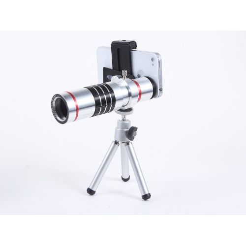  Universal Telephoto Lens Cell Phone Telescope GDIPro Hiking Concert Camera Lens 8X Optical Zoom Telescope Camera Lens With Holder For Middle Camera Smartphone