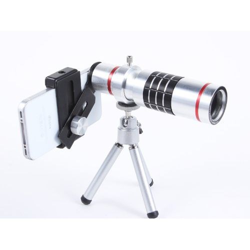  Universal Telephoto Lens Cell Phone Telescope GDIPro Hiking Concert Camera Lens 8X Optical Zoom Telescope Camera Lens With Holder For Middle Camera Smartphone