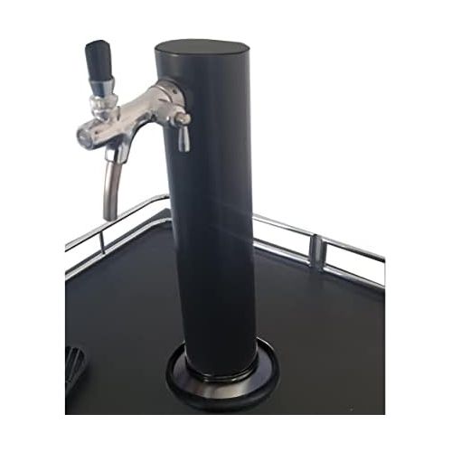  [아마존베스트]GDW Exquisit BK160 Beer Bar Column with Compensator Tap and Foot Black