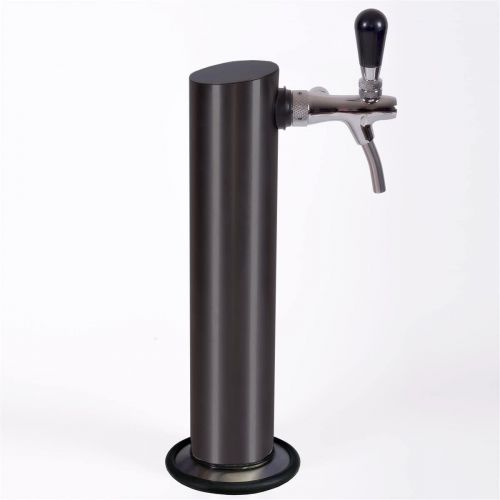  [아마존베스트]GDW Exquisit BK160 Beer Bar Column with Compensator Tap and Foot Black