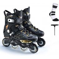 GDXFSM Performance Inline Skates Adult Fitness Men And Women Indoor and outdoor Roller Blades Adult Anti-Collision, Wear-Resistant, Breathable, Comfortable Inline Skates, 2 Colors Unique