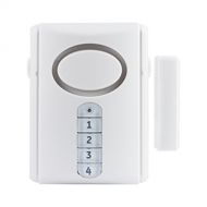 [아마존베스트]GE Deluxe Wireless Door Alarm, 120 Decibel, Alarm or Entry Chime, Indoor Personal Security, with Keypad Activation, 45117