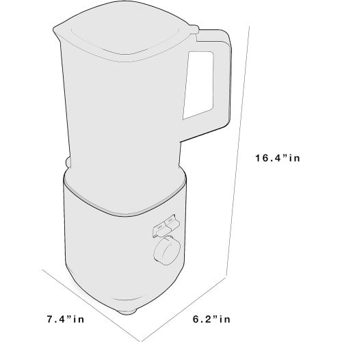 GE 5-Speed Blender + (2) 16 Ounce Blender Cups Kitchen Essentials Blender for Shakes, Smoothies & More Large 64 oz Tritan Jar, 8-10 Servings Stainless Steel Blades & Exterior Finis