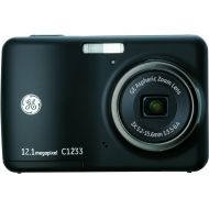 GE C1233 12MP Digital Camera with 3X Optical Zoom and 2.4 Inch LCD with Auto Brightness (Black)