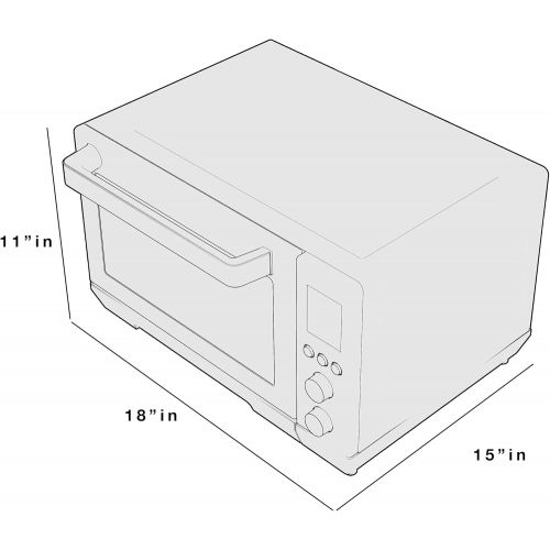  [아마존베스트]GE Quartz Convection Toaster Oven, Large Capacity Fits 9x13 Baking Pan, Rapid Quartz Heating Element, 7 Cook Modes of Toast, Bake, Broil, Bagel, Pizza, Roast & Keep Warm, Stainless