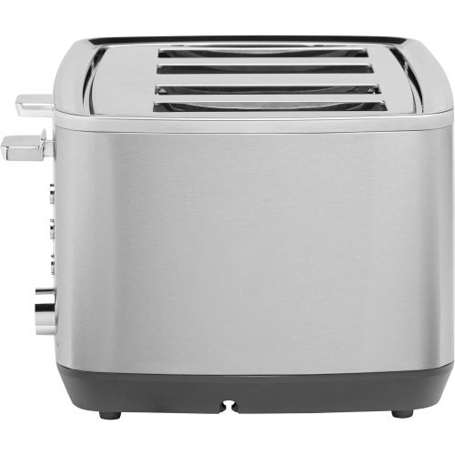  [아마존베스트]GE 4-Slice Toaster, Easy-to Use 1500 Watt Toaster with Pre-Set Controls for 7 Shade Settings, Bagels & Frozen Items, Extra-Wide Slots for Bread & Bagels, Stainless Steel, G9TMA4SSP