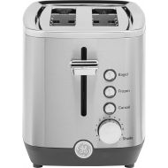 [아마존베스트]GE 2-Slice Toaster, Easy-to Use Toaster with Pre-Set Controls for 7 Shade Settings, Bagels & Frozen Items, Stainless Steel, G9TMA2SSPSS
