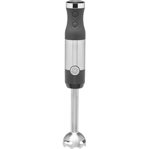  GE Immersion Blender Handheld Blender for Shakes, Smoothies, Baby Food, Soups & More 2-Speed Functionality Easy Clean Kitchen Essentials 500 Watts Stainless Steel