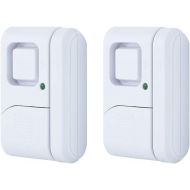 [아마존베스트]GE 45115 Personal Security Window/Door, 2-Pack, DIY Protection, Burglar Alert, Wireless Chime/Alarm, Easy Installation, Ideal for Home, Garage, Apartment, Dorm, RV and Office, Whit