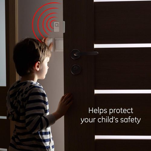  [아마존베스트]GE 45115 Personal Security Window/Door, 2-Pack, DIY Protection, Burglar Alert, Wireless Chime/Alarm, Easy Installation, Ideal for Home, Garage, Apartment, Dorm, RV and Office, Whit