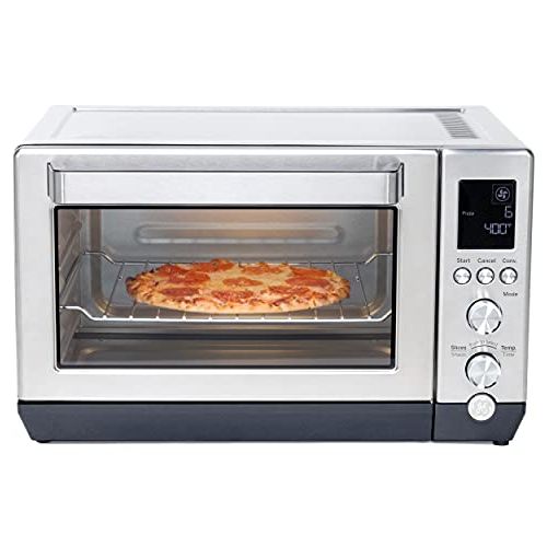  [아마존베스트]GE Calrod Convection Toaster Oven, Large Capacity Fits 9x13 Baking Pan, 7 Cook Modes of Toast, Bake, Broil, Bagel, Pizza, Roast & Keep Warm, Includes Baking Rack, Pan, Tongs & Drip