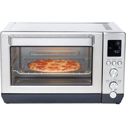  [아마존베스트]GE Calrod Convection Toaster Oven, Large Capacity Fits 9x13 Baking Pan, 7 Cook Modes of Toast, Bake, Broil, Bagel, Pizza, Roast & Keep Warm, Includes Baking Rack, Pan, Tongs & Drip