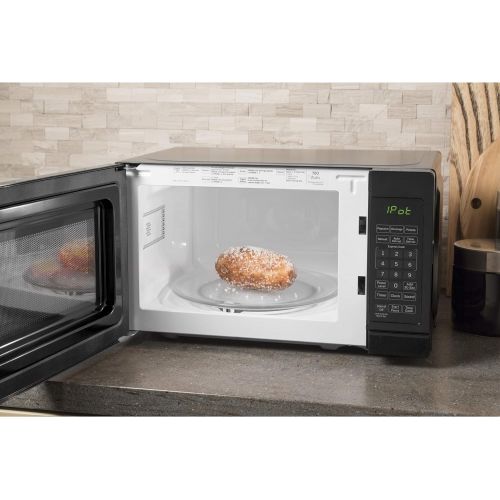  GE JES1072DMBB Turntable Countertop Microwave 0.7, Black