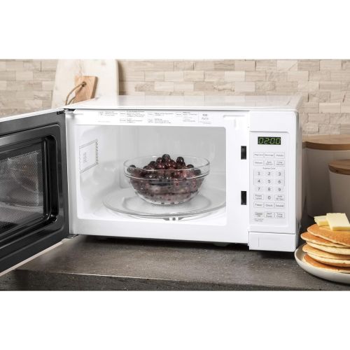 GE JES1072DMWW 0.7 cu. ft. Capacity Countertop Microwave Oven, White