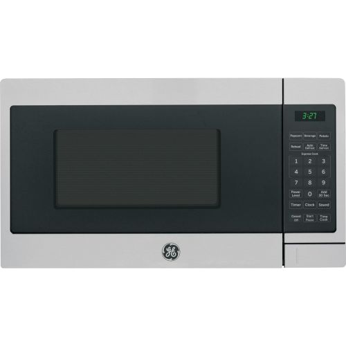  GE JEM3072SHSS 0.7 Cu. Ft. Capacity 700 Watt Countertop Microwave Oven, Auto and Time Defrost in Stainless Steel