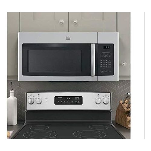  GE JVM3162RJSS 30 120 Volts 1.6 cu. ft. Capacity Over the Range Microwave with Convertible Venting and 1000 Watts in Stainlesss Steel