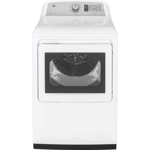  GE Products GE White Top Load Laundry Pair with GTW685BSLWS 27 Washer and GTD75GCSLWS 27 Gas Dryer