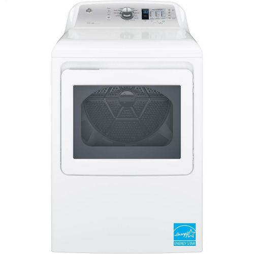  GE Products GE White Top Load Laundry Pair with GTW685BSLWS 27 Washer and GTD65EBSJWS 27 Electric Dryer