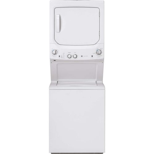  GE GUD27GSSMWW 27 Inch Gas Laundry Center with 3.8 cu. ft. Washer Capacity, in White