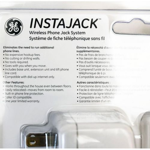  GE 20467 InstaJack Wireless Phone Jack System