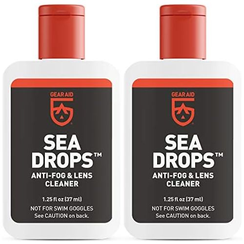  [아마존베스트]Gear Aid Sea Drops Anti-Fog and Cleaner for Dive and Snorkel Masks, 1.25 fl oz