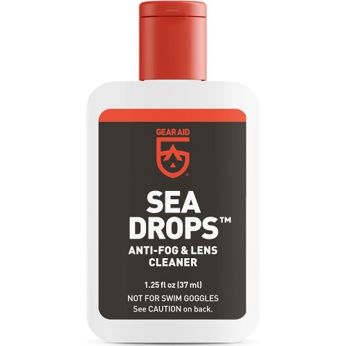  [아마존베스트]Gear Aid Sea Drops Anti-Fog and Cleaner for Dive and Snorkel Masks, 1.25 fl oz