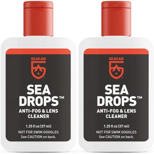  [아마존베스트]Gear Aid Sea Drops Anti-Fog and Cleaner for Dive and Snorkel Masks, 1.25 fl oz