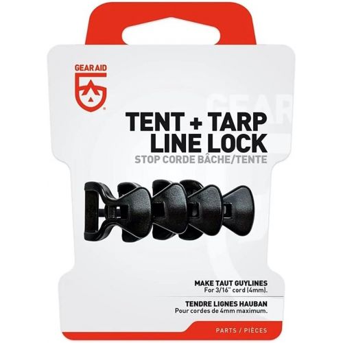  Gear AID Pack of 12 Tent Line and Tarp Tie Down Clip Secure Line Locks Heavy Duty Camping Outdoor Gear