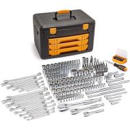 GEARWRENCH 243 Pc. 12 Pt. Mechanics Tool Set in 3 Drawer Storage Box - 80972