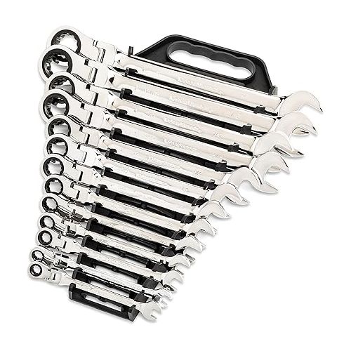  GEARWRENCH 25-Pc. Flex Combination Ratcheting Wrench Set, SAE/MM - 86730