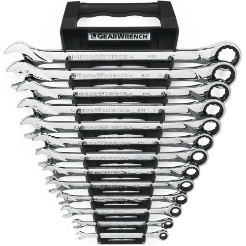  Apex Tool Group GearWrench 85199 13 Piece SAE XL Ratcheting Combination Wrench Set