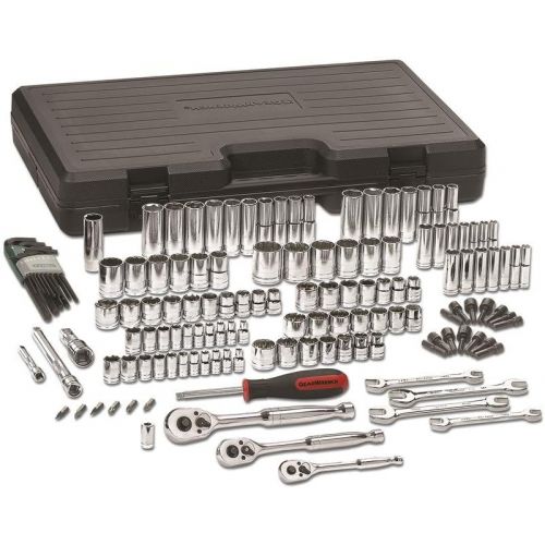  GearWrench 80933 216 Piece 14, 38, and 12 Drive 6 and 12 Point SAEMetric Mechanics Tool Set