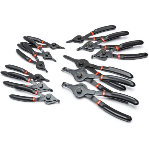  GearWrench 3495 12-Piece Fixed Tip Combination Snap Ring Pliers Set
