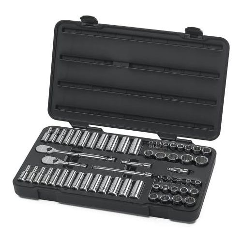  Apex Tool Group GearWrench 80551 57 Piece 38-Inch Drive 12 Point Socket Set