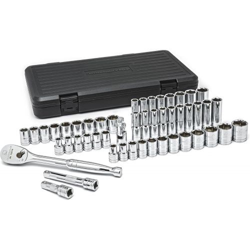  Apex Tool Group GearWrench 80551 57 Piece 38-Inch Drive 12 Point Socket Set