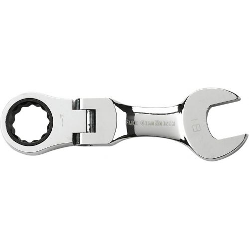  Apex Tool Group GearWrench 9550 10 Piece Metric Stubby Flex-Head Combination Ratcheting Wrench Set