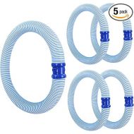 5 Pack R0527700 Pool Vacuum Hose 39 Inch, Pool Cleaner Twist Lock Hose Replacement Parts for Zodiac Baracuda MX6 MX8 X7 T3 T5 Swimming Pool Cleaner
