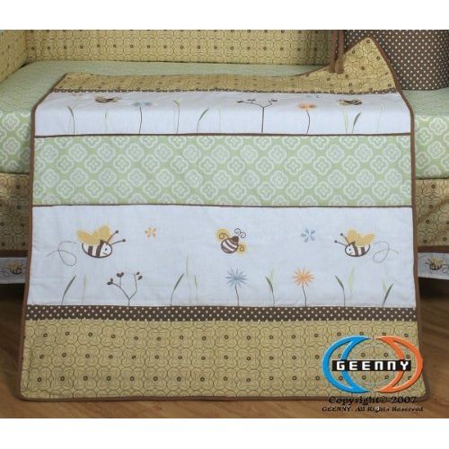  GEENNY Bumble Bee 13PCS CRIB BEDDING SET