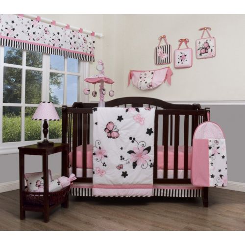  GEENNY Boutique Baby 13 Piece Nursery Crib Bedding Set, Monkey Go Happy