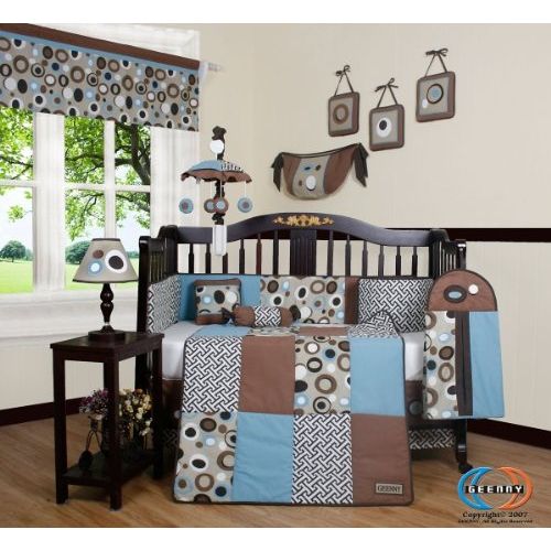  GEENNY Boutique 13 Piece Crib Bedding Set, Floral Dream