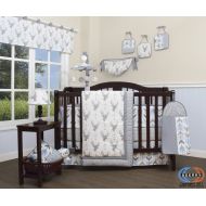 GEENNY 13 Piece Boutique Baby Nursery Crib Bedding Set, Woodland Deer Arrow, Multi-Colors, Crib