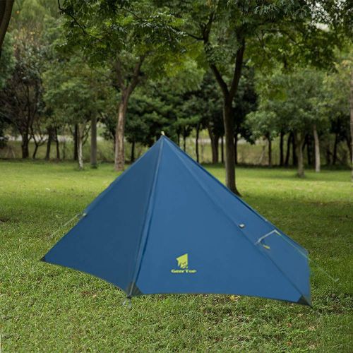  GEERTOP Geertop 1 Person Backpacking Tent 4 Season Single Outdoor Lightweight Waterproof Camping Tent for Mountaineering Hiking Travel