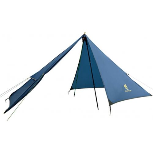  GEERTOP Kuppelzelt Rucksack Zelt Minipack 20D Ultralight - 210 x 90 x 105 cm - Eine Personen 3 Saison fuer Camping Wandern Klettern (nicht im Lieferumfang enthalten)