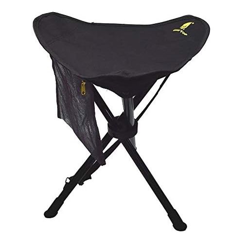  [아마존베스트]GEERTOP Portable Folding Stool Outdoor Tripod Slacker Chair Lightweight Compact Heavy Duty Tri-Leg with Mesh Pocket for Camping Backpacking Hiking Mountaineering Travel
