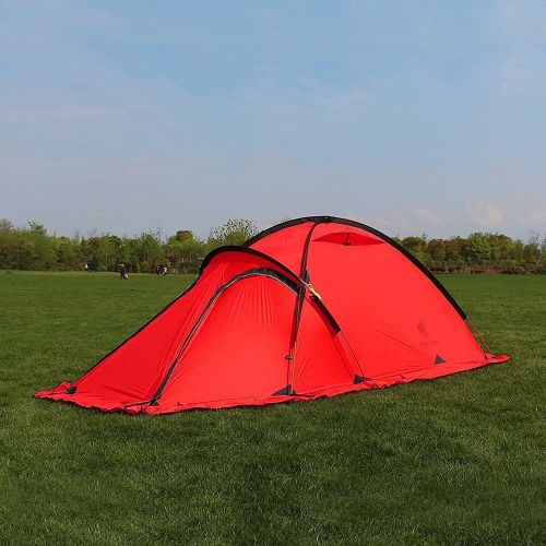  Geertop Portable 2 Person 4 Season Tent Waterproof Backpacking Tent Double Layer All Weather for Camping Hiking Travel Climbing Mountaineering - Easy Set Up