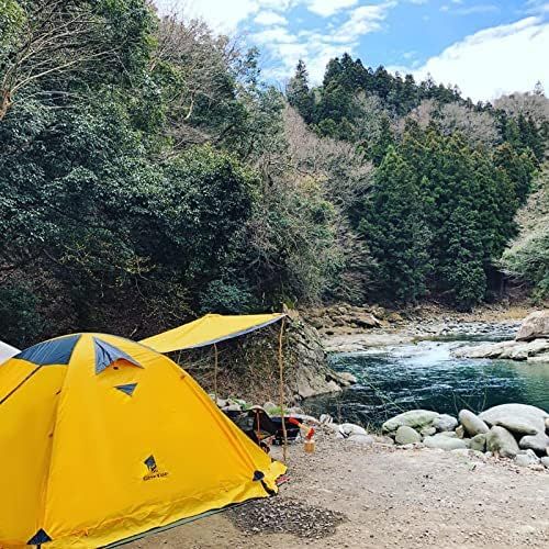  Geertop Portable 4 Person 4 Seasons Backpacking Tent Double Layer Waterproof Larger Family Camping Tent Lightweight for Camp Outdoor Sports Hiking Travel Beach - Easy to Set Up