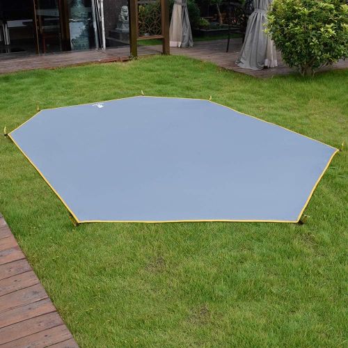  GEERTOP Portable Ultralight Tent Footprint Waterproof Rain Fly Tarp Ground Sheet Mat for TopRoad 4 Plus Tent 4 Person